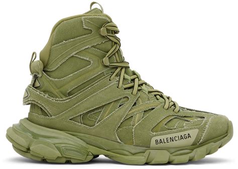 basket homme kaki imitation balenciaga